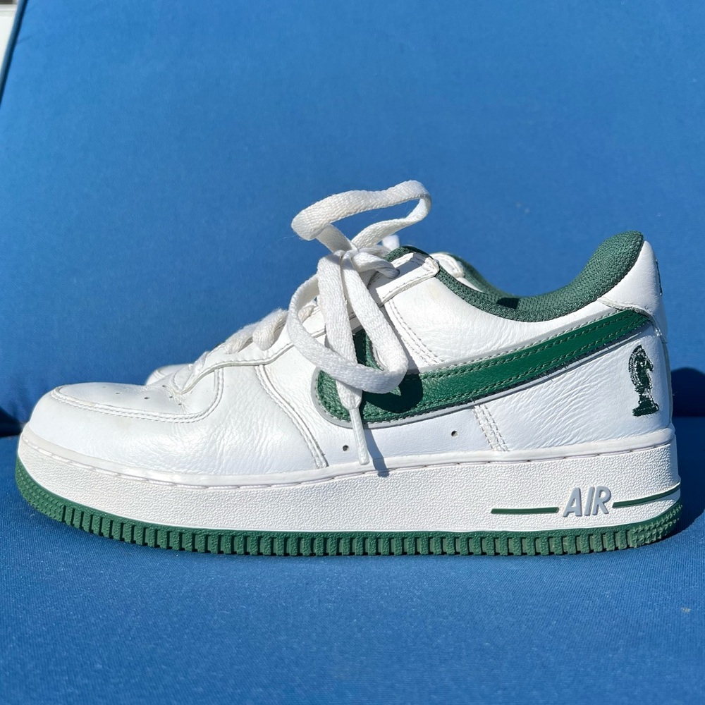 Nike Air Force 1 Green Low Four Horsemen LeBron FB9128-100 White/Deep Forest - Picture 5 of 9